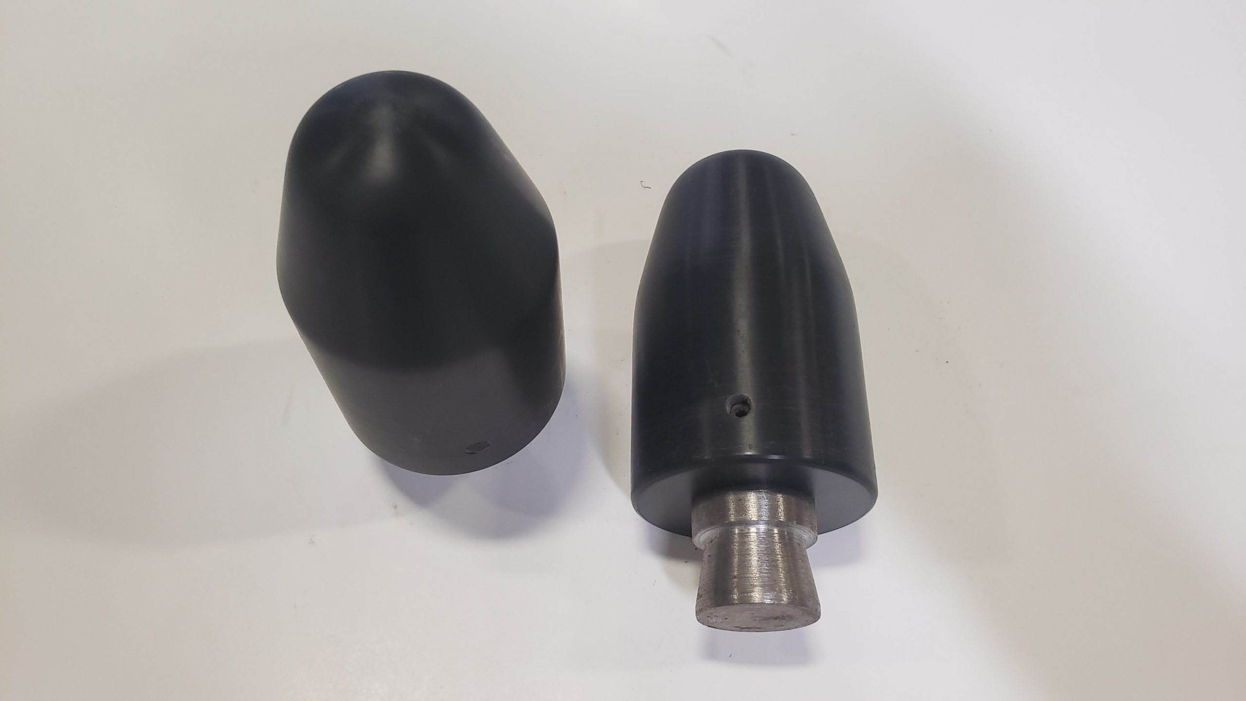 Delrin Heads Unthreaded (Wood / Fiberglass Handle)